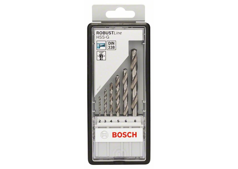 6- delige   metaalborenset  HSS-G Robust Line, 135° Bosch 2607010529