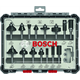 Frezen met schacht 1/4" 15st. Bosch 2607017473