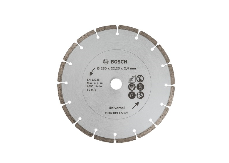 Diamantdoorslijpschijf voor bouwmateriaal 230mm Bosch 2607019477