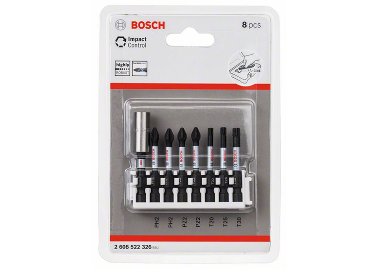 8- delige schroefbitset Impact Control Bosch 2608522326