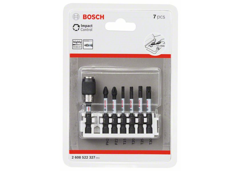 7- delige  schroefbitset   Impact Control Bosch 2608522327