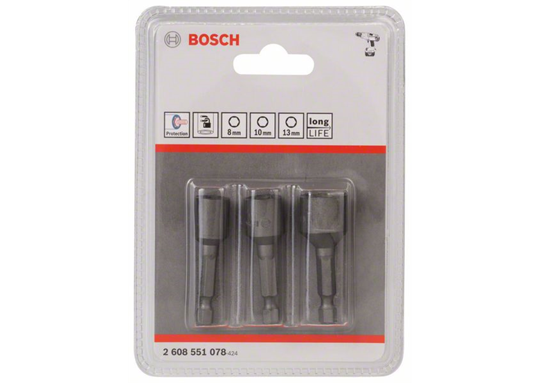 3-delig dopsleutelpack Bosch 2608551078