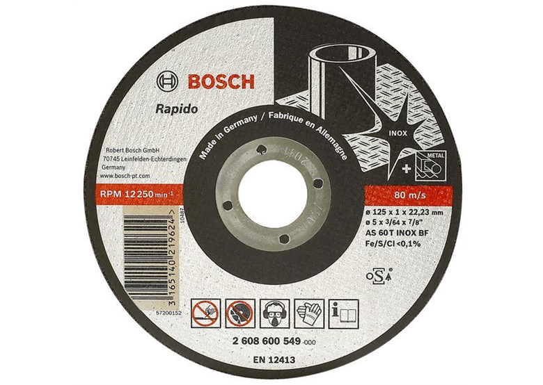 Doorslijpschijf recht Expert for Inox Bosch 2608600093