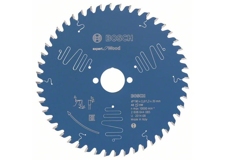 Cirkelzaagblad Expert for Wood 190x30mm T48 Bosch 2608644085