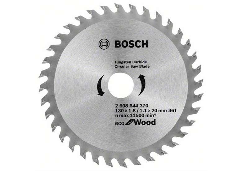 Cirkelzaagblad ECO Optiline Wood 130x20mm T36 Bosch 2608644370