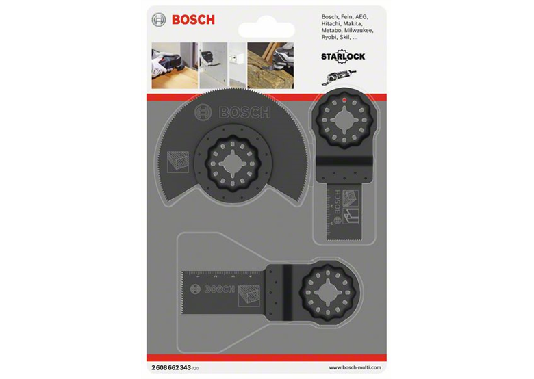 3- delige accessoireset Basic Wood Bosch 2608662343