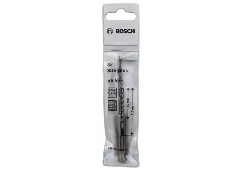 Boor SDS Plus-1, 5,5x50x110mm Bosch 2608680260