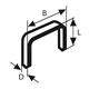 Niet met fijne draad type 53 Bosch 2609200215