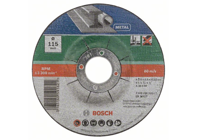 Doorslijpschijvenset voor metaal 115mm, 5st. Bosch 2609256332