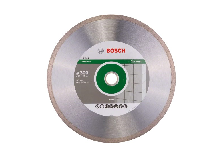 Diamantdoorslijpschijf 300mm Bosch Best for Ceramic