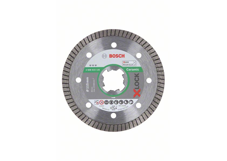 Diamantschijf X-Lock 115mm Bosch Best for Ceramic Extra-Clean