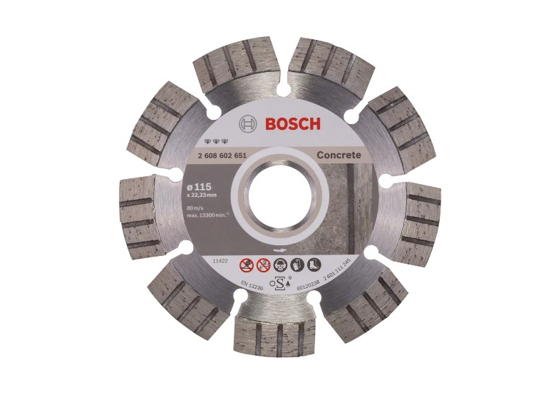 Diamantdoorslijpschijf 115mm Bosch Best for Concrete