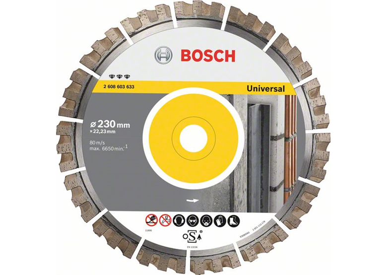 Diamantdoorslijpschijf 450mm Bosch Best for Universal