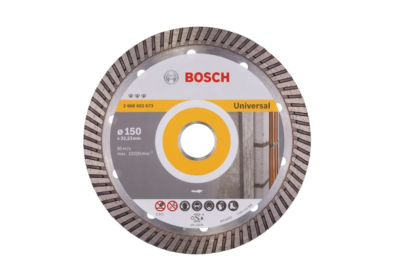 Diamantdoorslijpschijf 150mm Bosch Best for Universal Turbo