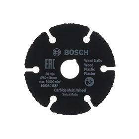 Universele doorslijpschijf 50x10mm Bosch Carbide Multi Wheel