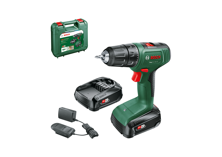 Boor-schroefmachine Bosch EasyDrill 18V-40 2x2.0Ah