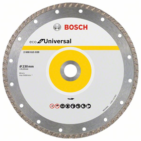 Diamantdoorslijpschijf 230x22,23mm 10st. Bosch ECO for Universal Turbo