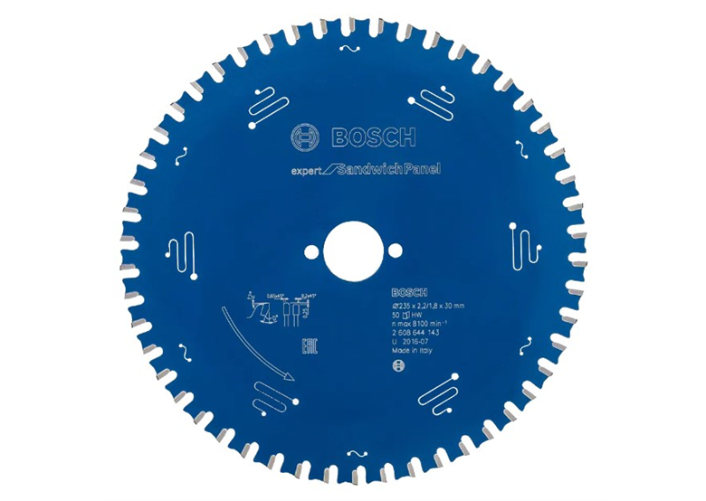 Cirkelzaagblad Expert for Sandwich Panel 235x30mm T50 Bosch Expert for Sandwich Panel