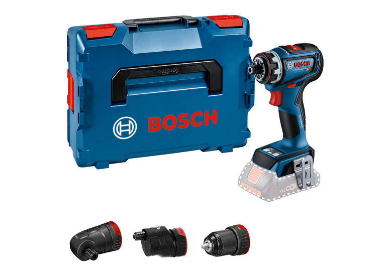 Boor-/schroefmachine met verwisselbare kop Bosch GSR 18V-90 FC, GFA 18-M, GFA 18-E, GFA 18-W