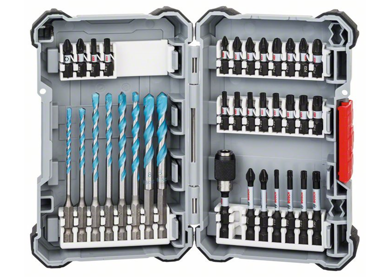 Boren en bitset 35-delig Bosch MultiConstruction/Impact Control