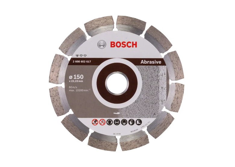 Diamantdoorslijpschijf 150mm Bosch Standard for Abrasive