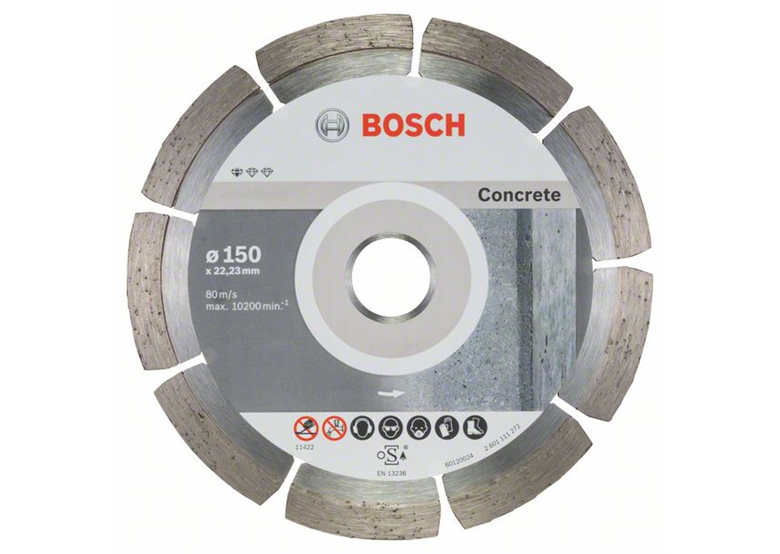 Diamantdoorslijpschijf 150mm Bosch Standard for Concrete