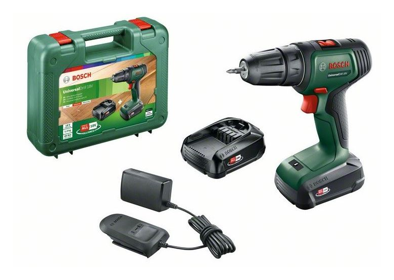 Boor-schroefmachine Bosch UniversalDrill 18V 2x1.5Ah