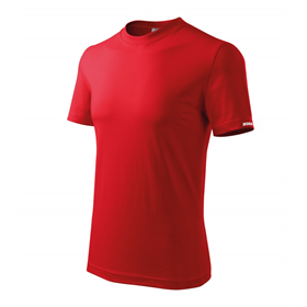 Heren T-shirt L, rood, 100% katoen Dedra BH5TC-L