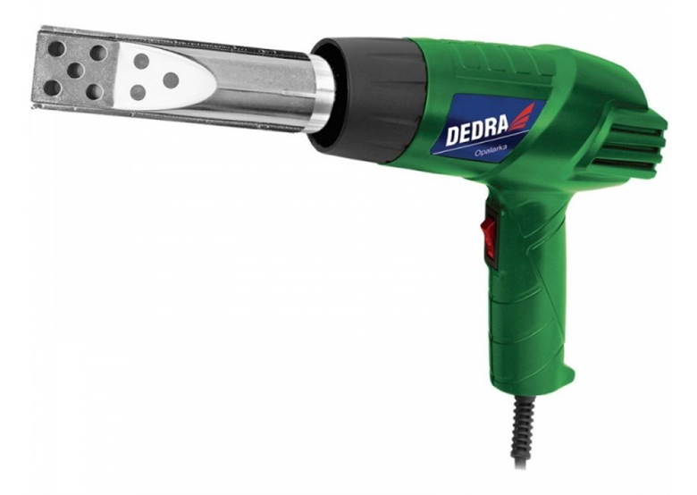 Heteluchtpistool met nozzle voor barbecue aansteken Dedra DED7972