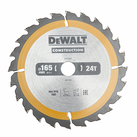 Cirkelzaagblad 165x20mm DeWalt DT1934-QZ