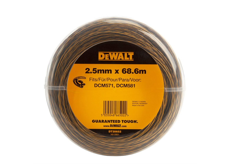 DeWALT DT20652 Grastrimmerdraad 2.5mm x 68.6m DeWalt DT20652-QZ