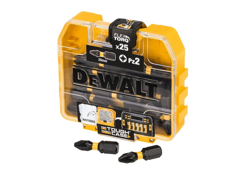  Schroefbits Impact Torsion TicTac PZ2 25mm DeWalt DT70556T