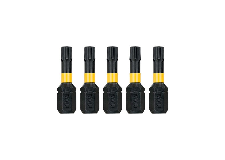 Extreme Impact schroefbits 25 mm T25 Torx, 5st. DeWalt DT7382T