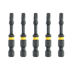 Schroevendraaier bits EXTREME IMPACT Torsie T25/50mm, 5 st. DeWalt DT7396T