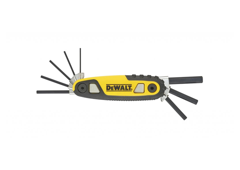 Vergrendelbare Stiftsleutelset zeskant (8-delig) DeWalt DWHT0-70263