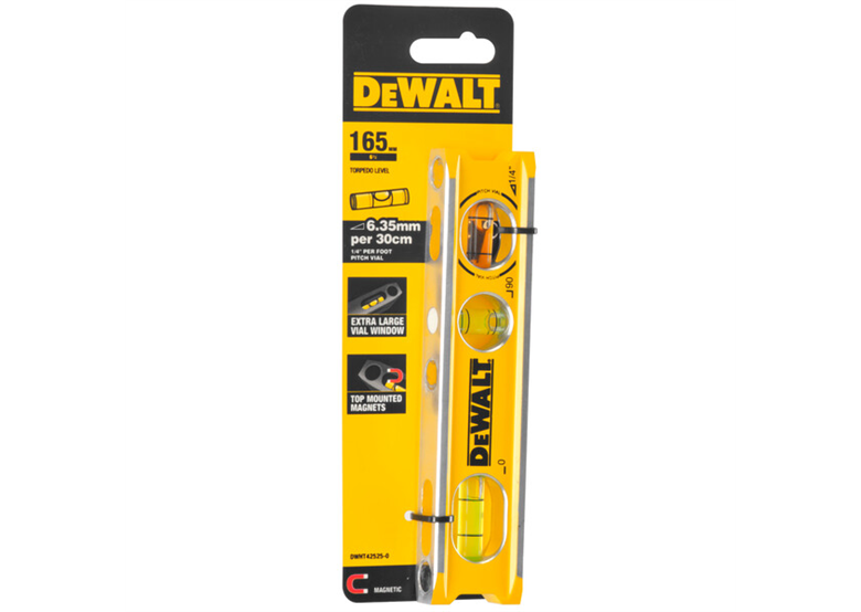 Waterpas met hoeklibel 165mm DeWalt DWHT42525-0