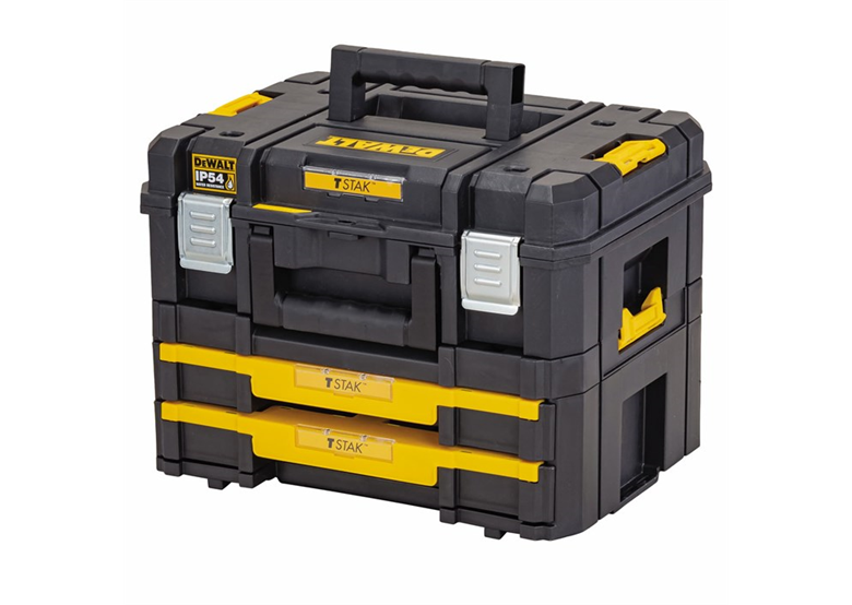 Gereedschapskist  met 2 laden DeWalt TSTAK DWST83395-1