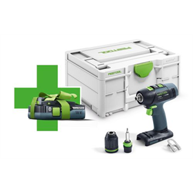 Boor-schroefmachine Festool T18+3 Basic 4,0