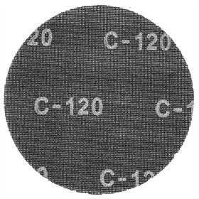 Schuurgaas met klittenband, 225mm, K120, voor 59G260, 10st. Graphite 55H745