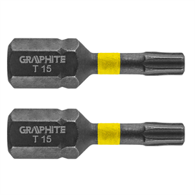 Slagbits TX15x25mm, 2st. Graphite 56H512