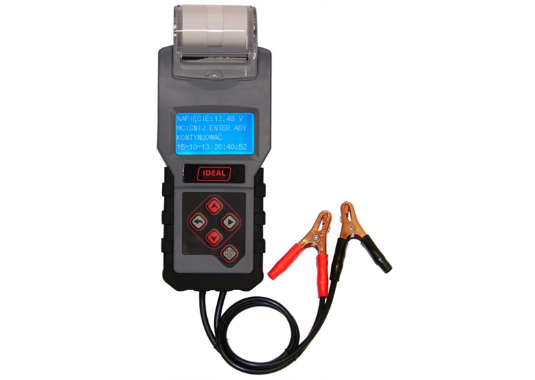 Batterijtester - digitaal met printer 12V  Ideal BDT4000