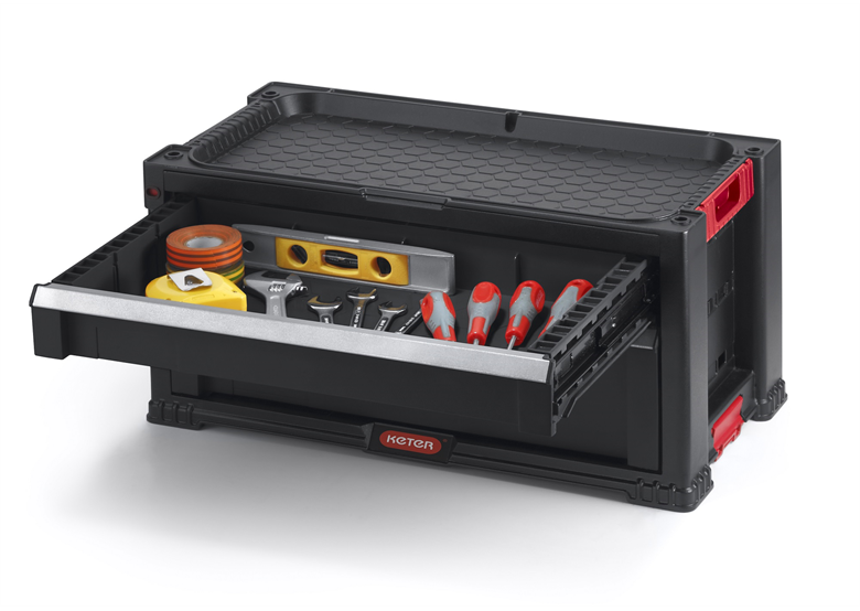 Kast met 2 laden Tool Chest Keter Pro