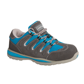 Werkschoenen/dames, suède/mesh-stof, grijs-blauw, s1 sra, 37, ce Lahti Pro L3040637