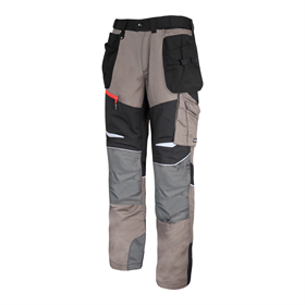 Werkbroek kaki met stretch inzetstukken 3XL Lahti Pro L4050906