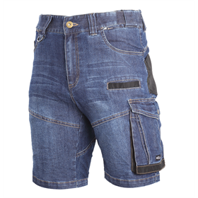 Korte werkbroek denim met versterking L Lahti Pro L4070703