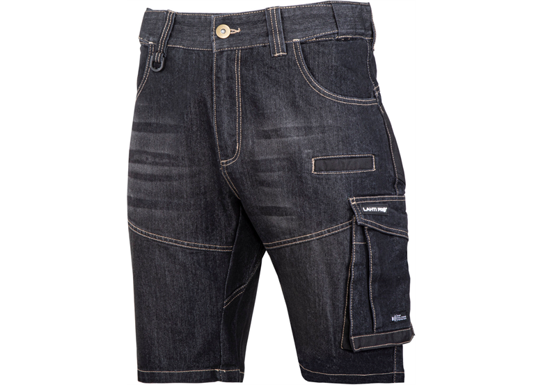 Versterkte korte broek denim zwart S ce Lahti Pro L4070801