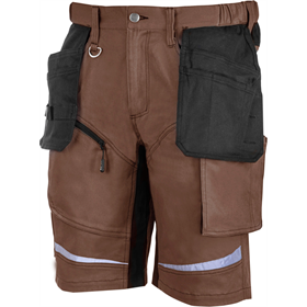 Korte broek, bruin-zwart 3XL Lahti Pro L4071106