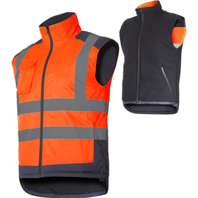 Dubbelzijdig waarschuwingsvest Lahti Pro L413140