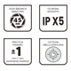 Optisch nivelleertoestel LaserTECH Measurement Solutions 38x Long Range (IP X5)