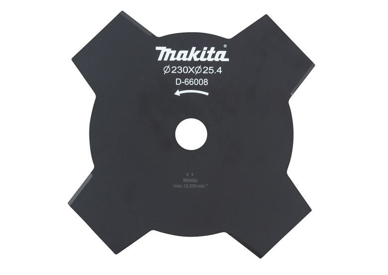 Snijblad 230x25,4x1,9mm 4-tands Makita D-66008